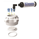 新的EZWaste泄气罐防止泄漏和消除气味